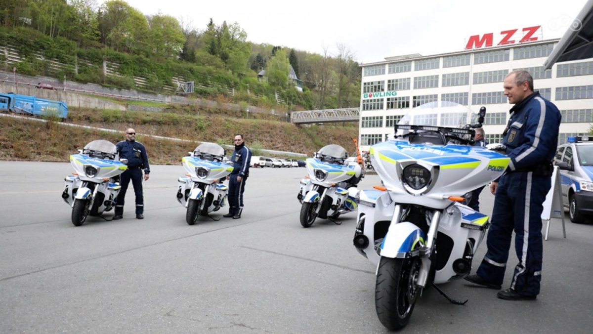Полицейские мотоциклы Германии