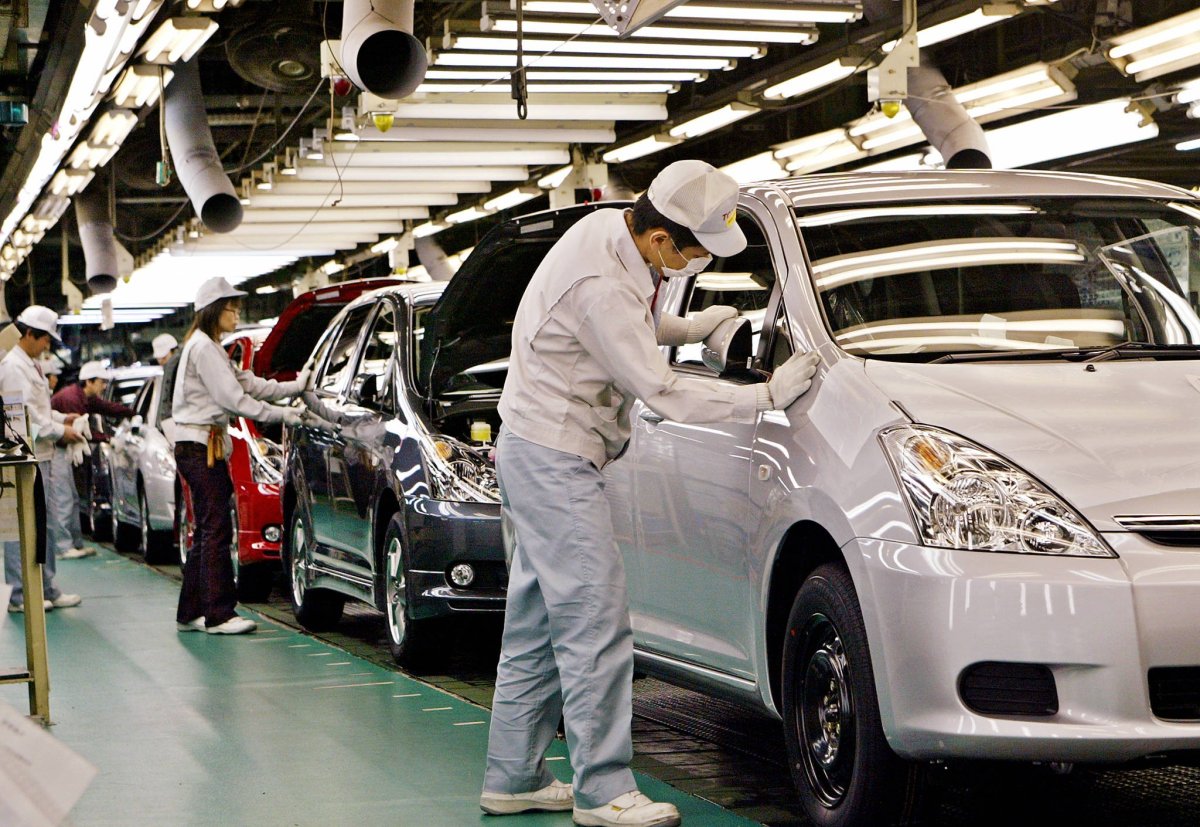 Завод Toyota в Японии