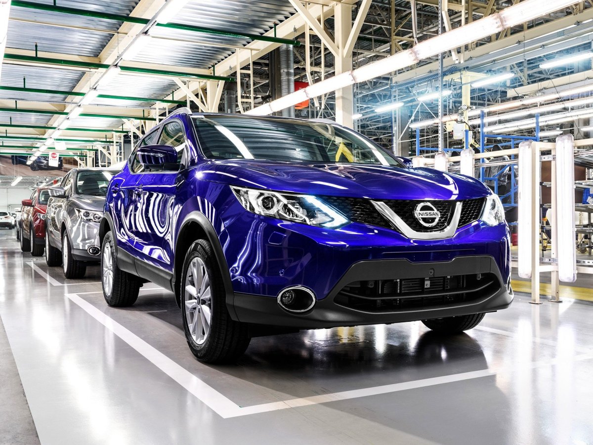 Завод Ниссан в Санкт Петербурге Nissan Qashqai