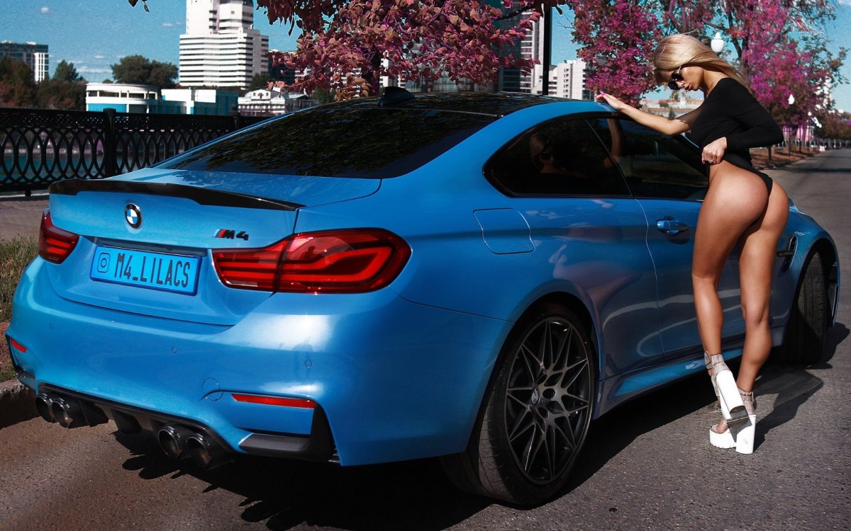 BMW m5 f10 с девушкой