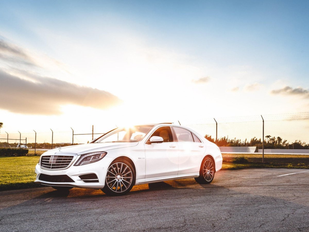 Мерседес s550 AMG белый