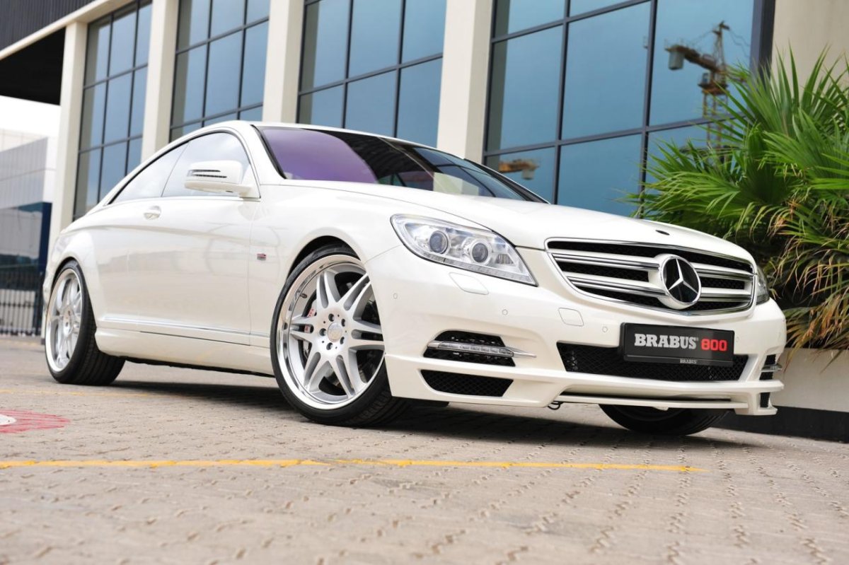 Brabus Mercedes купе белый