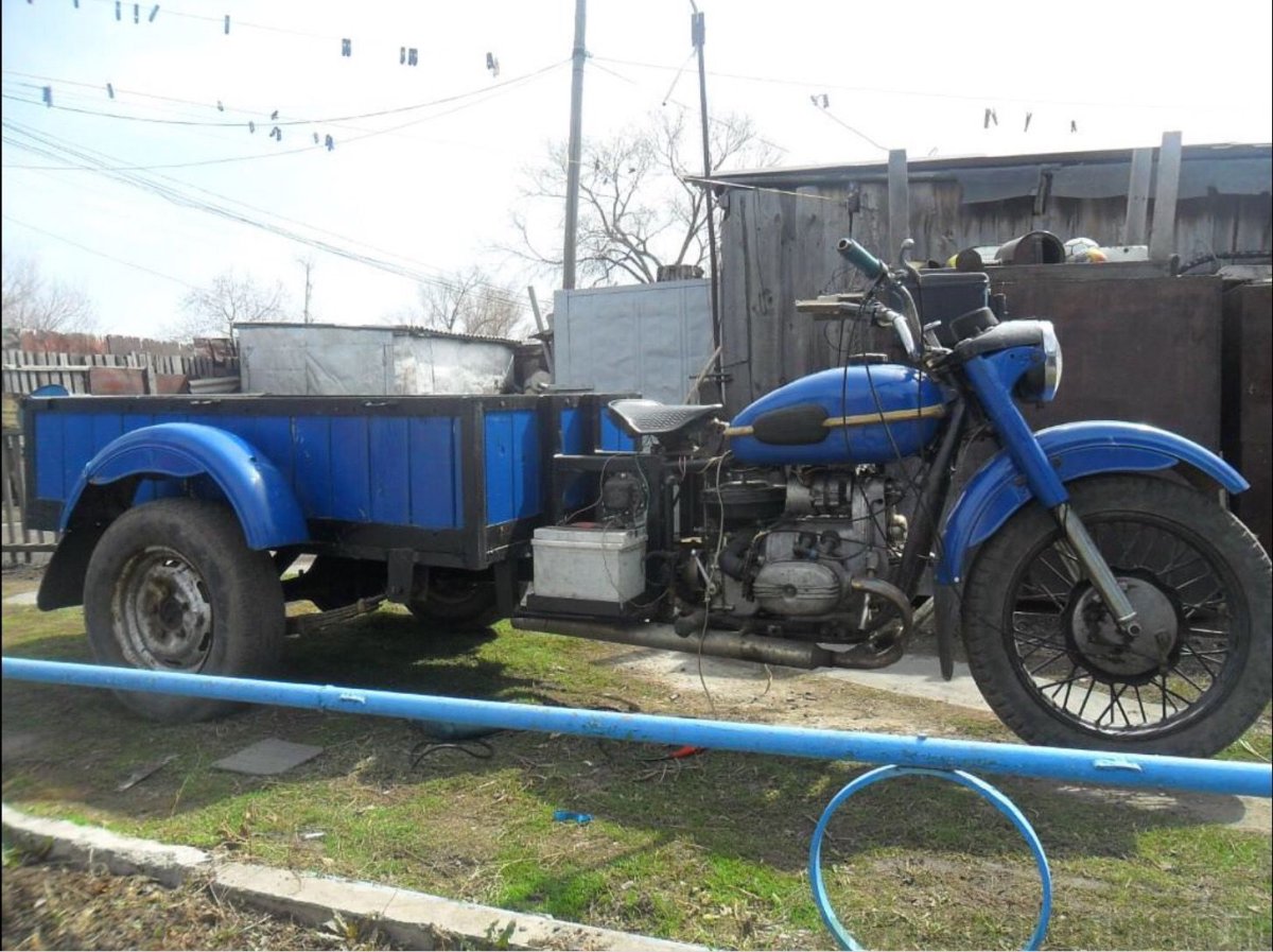 Самоделки грузовой мотоцикл Урал