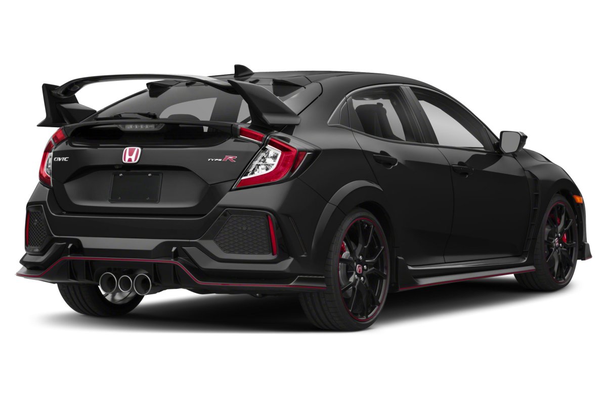 Honda Civic Type r 2019 сверху