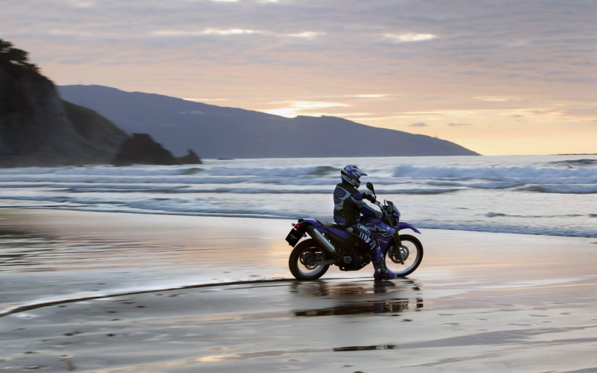Мотоцикл для езды по морю