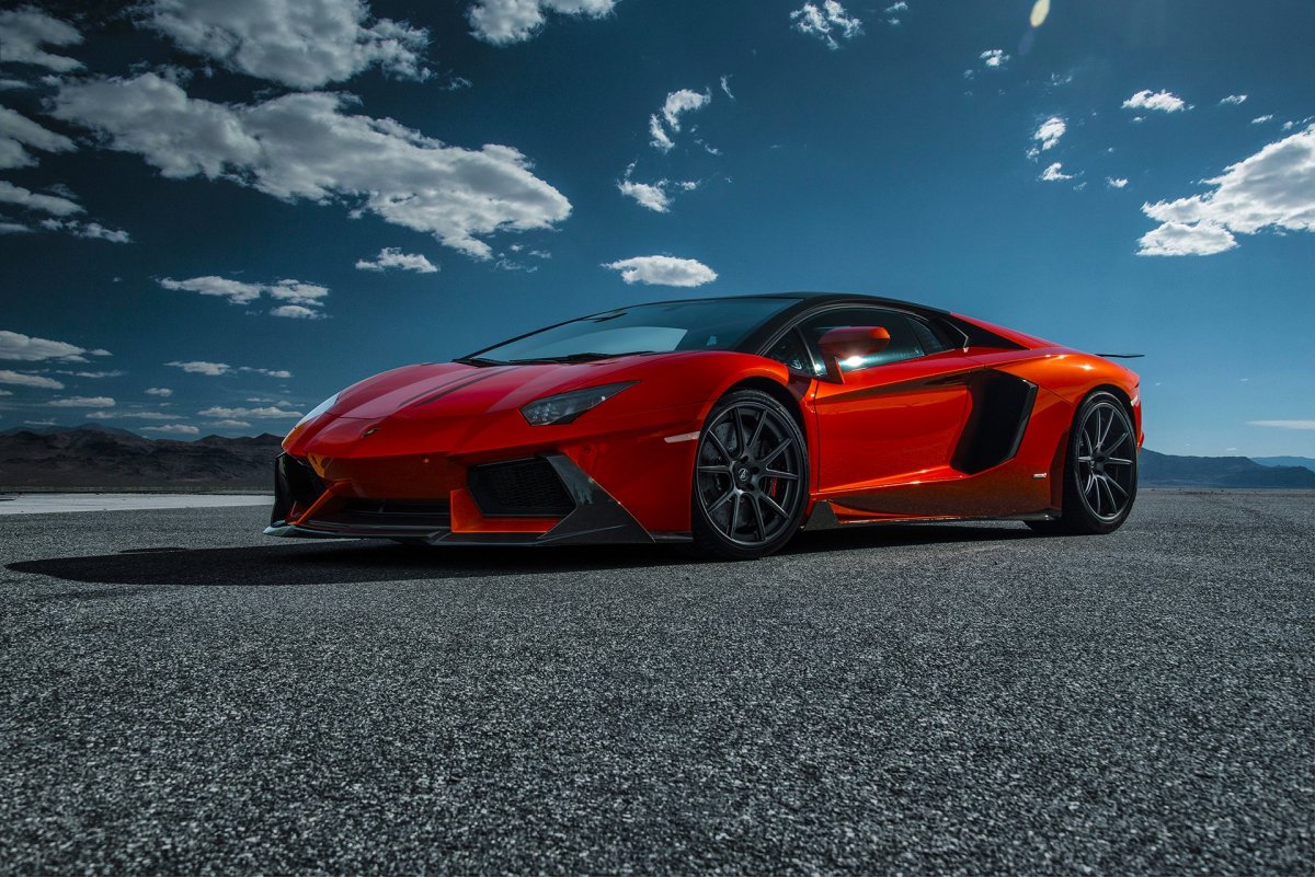 Lamborghini Aventador lp700 красный