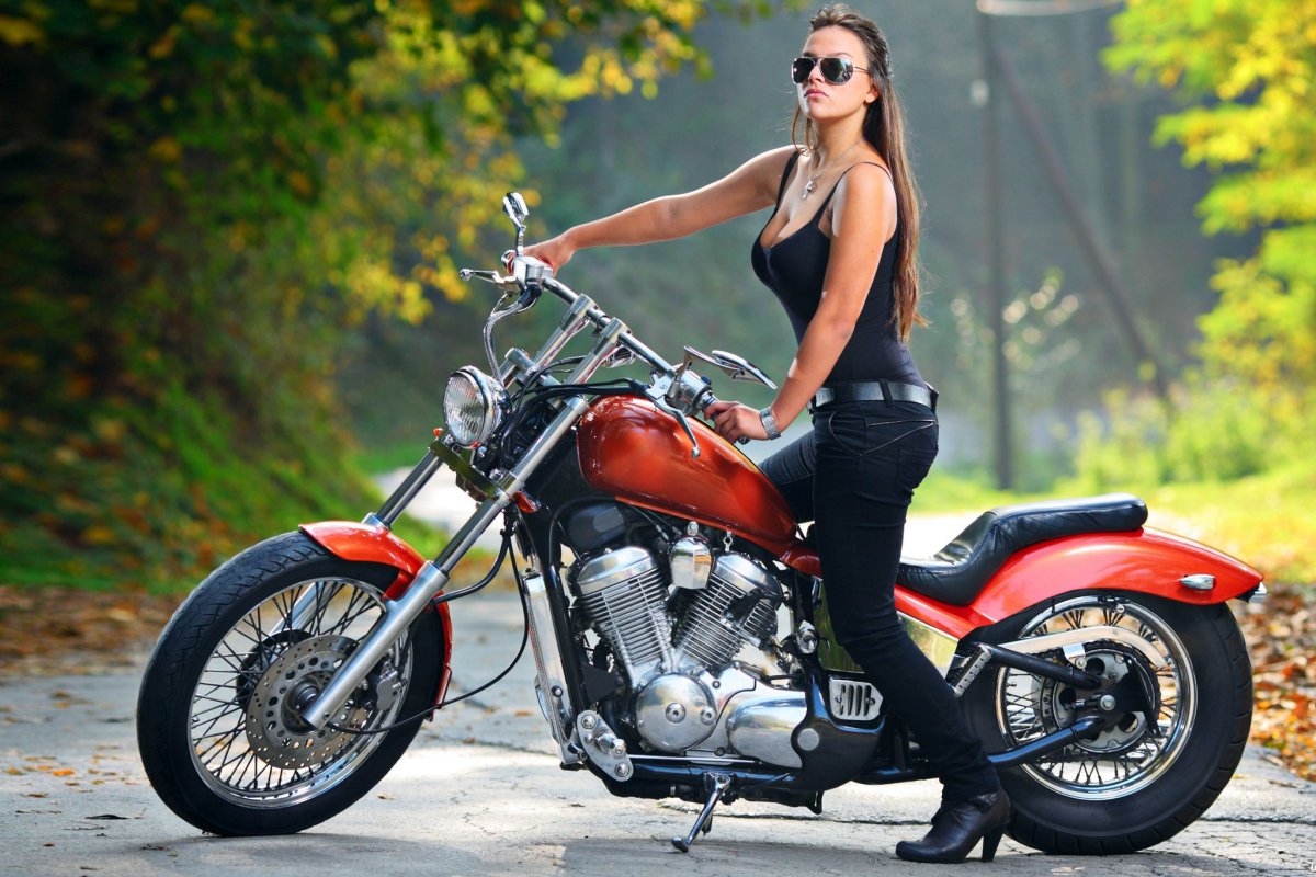 Мотоцикл Харлей Дэвидсон для женщин