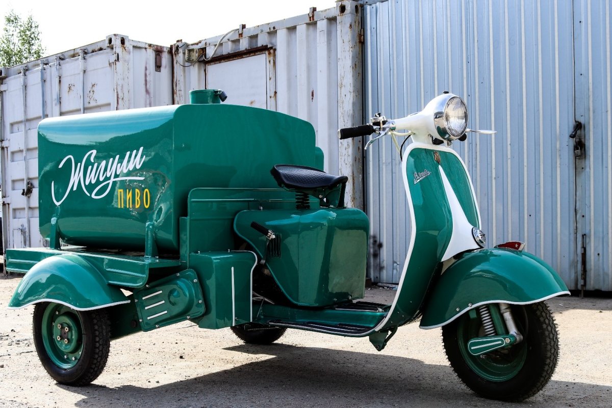 Грузовой мотороллер Вятка