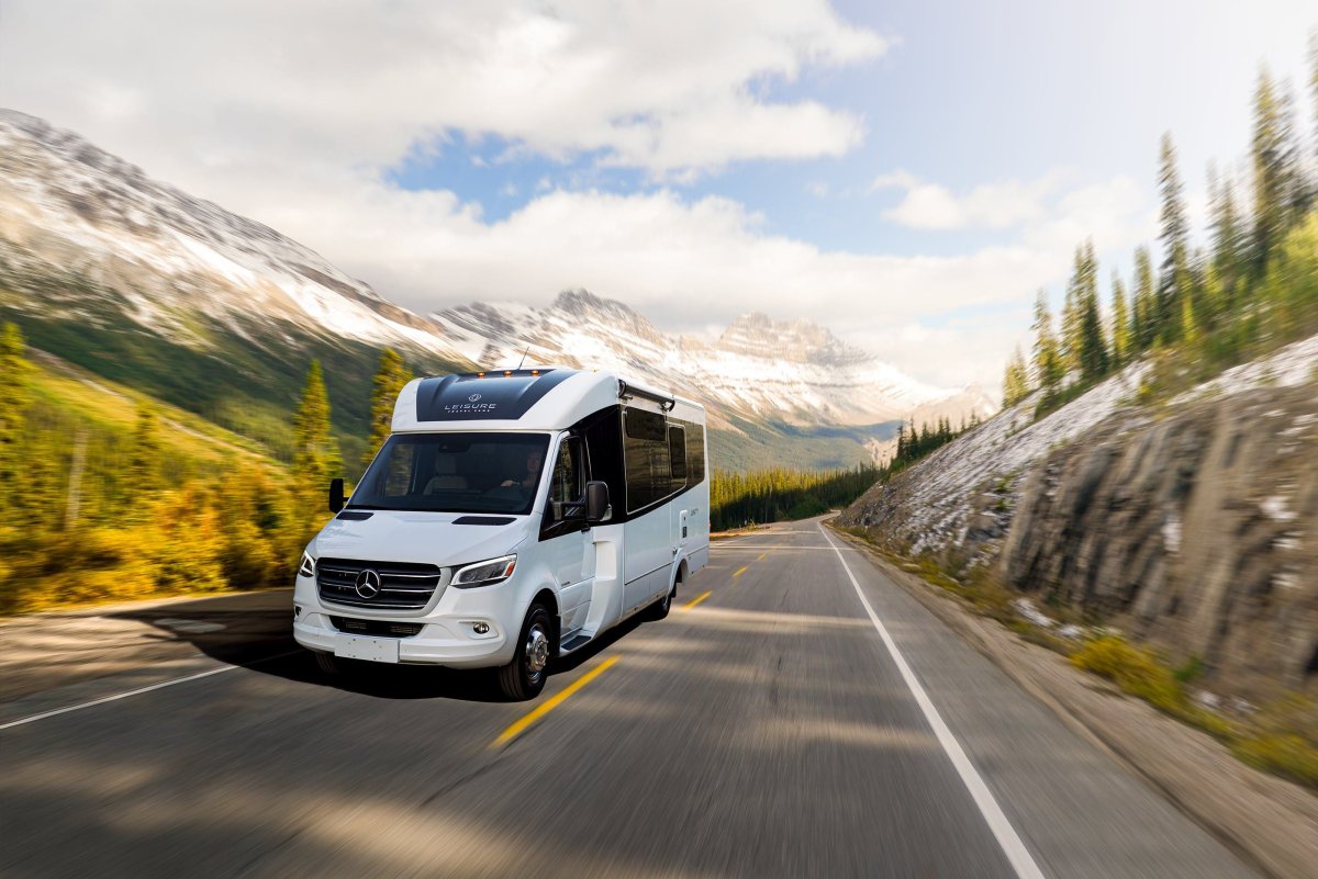 Mercedes Sprinter on the Road