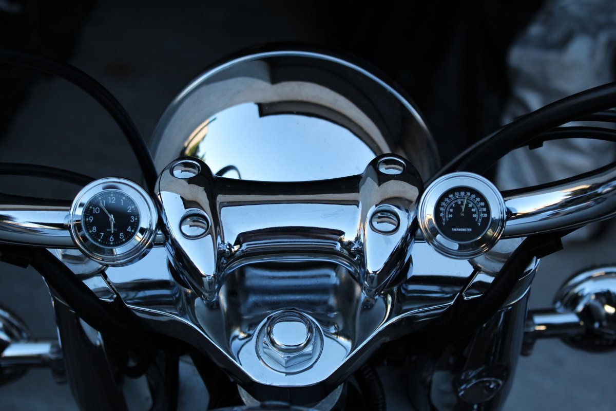 Хромированный мотоцикл