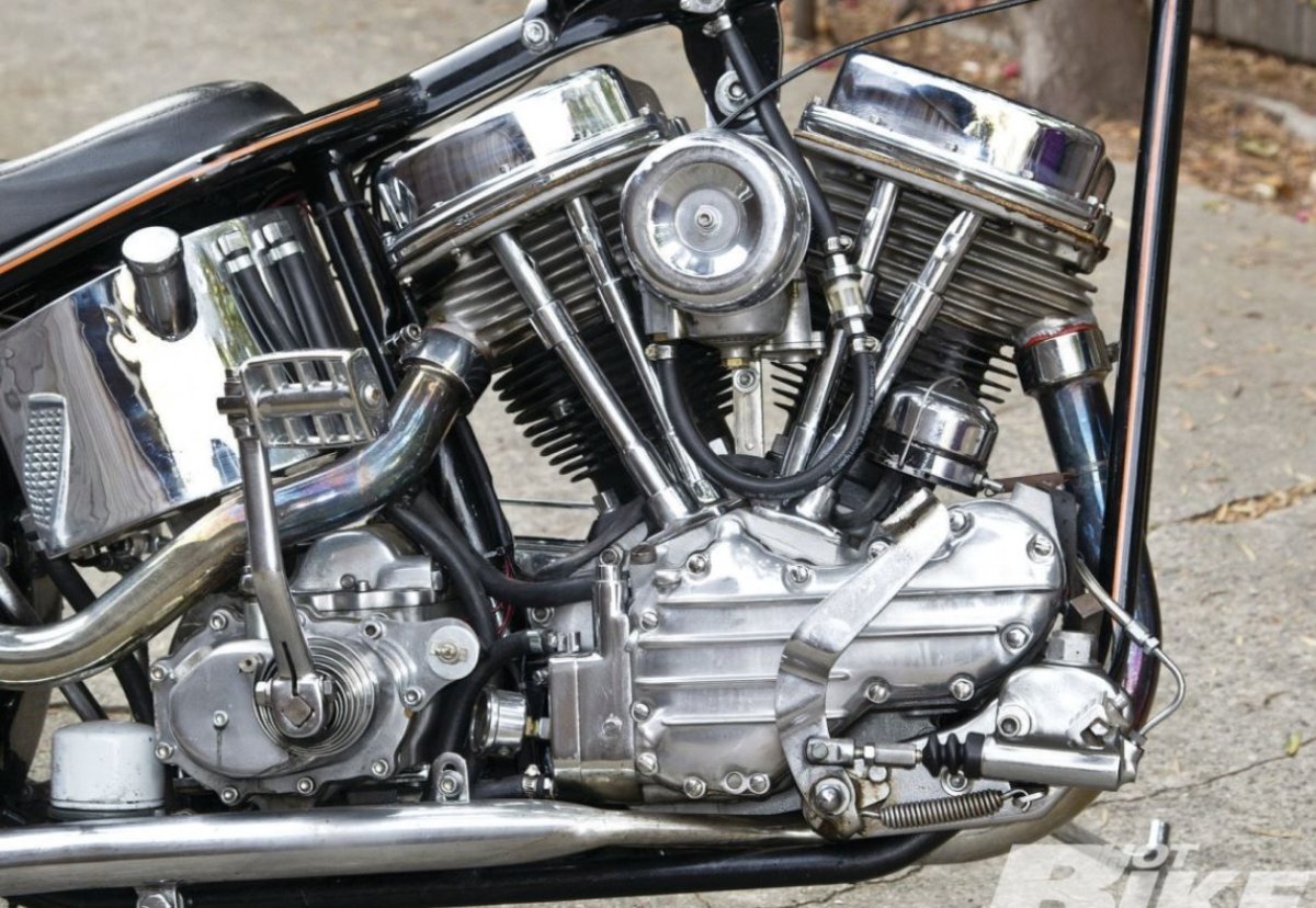 Harley Davidson Panhead мотор