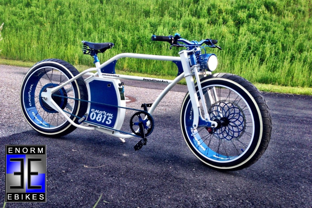 Велосипед с мопедными колёсами