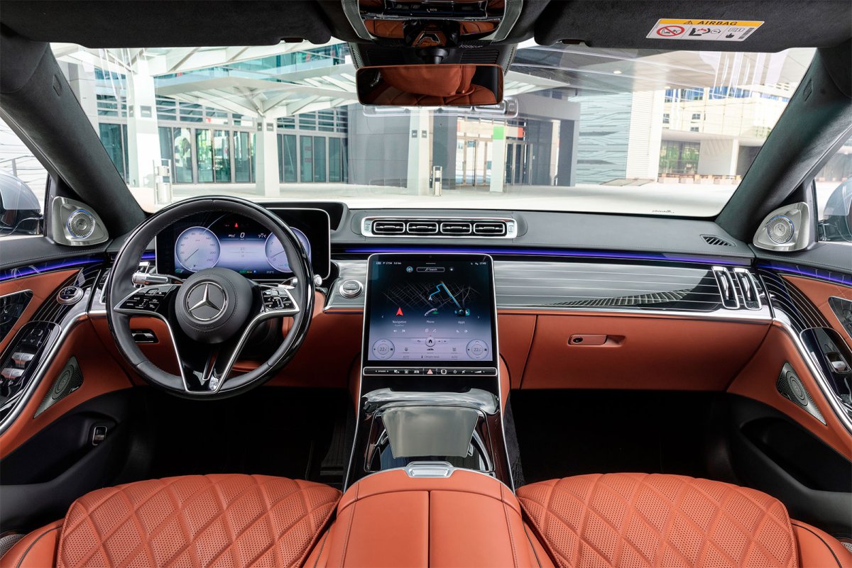 Mercedes s class w223 салон