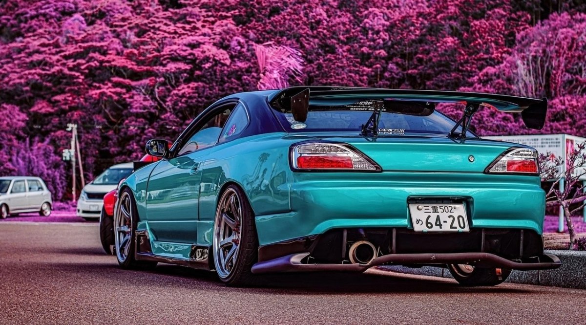 Nissan Silvia s15 бирюзовая