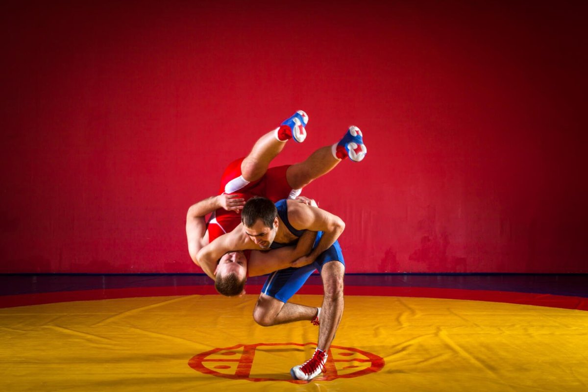 Фон спорт борьба