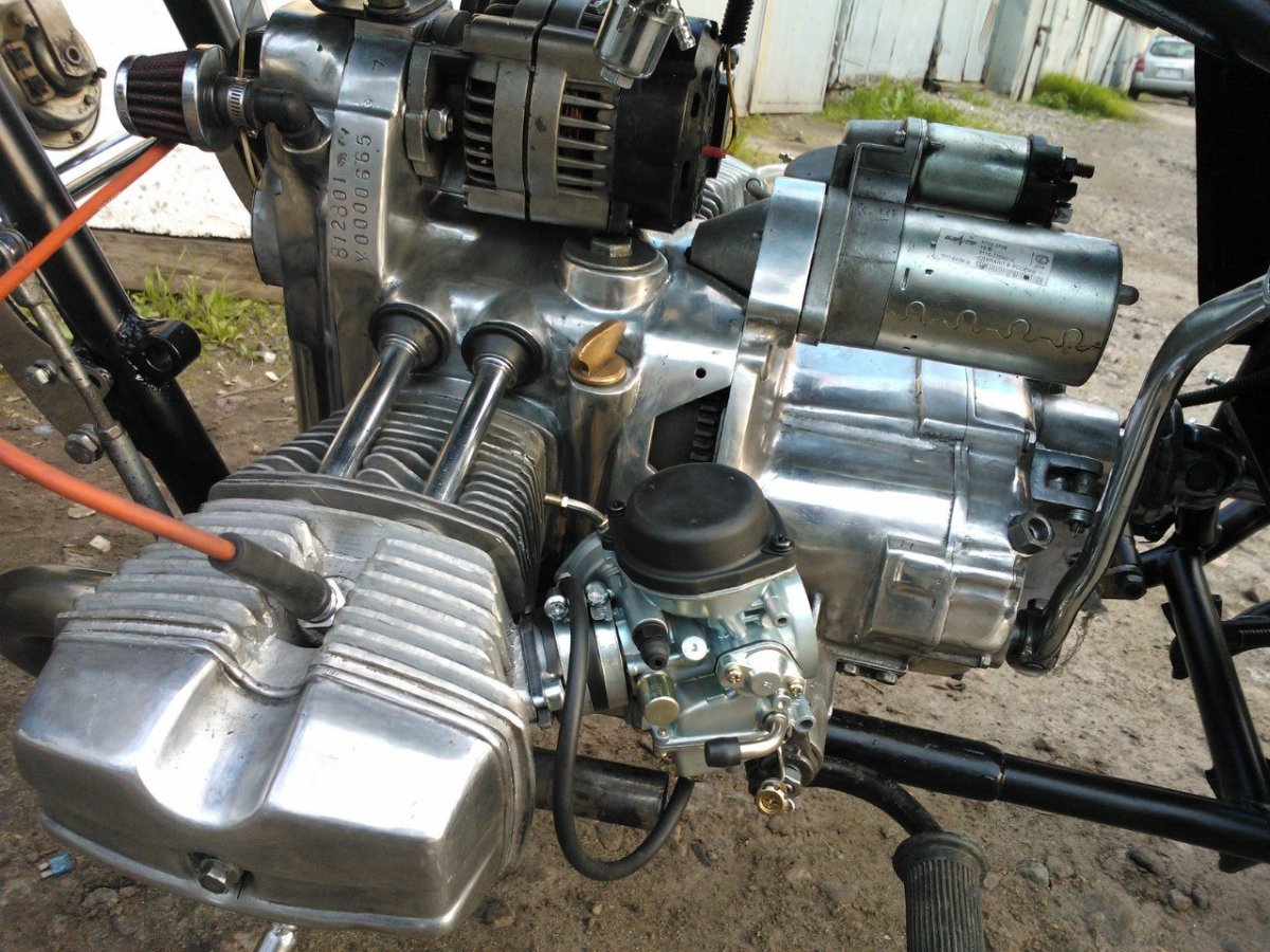 Урал мотоцикл двигатель 750 см