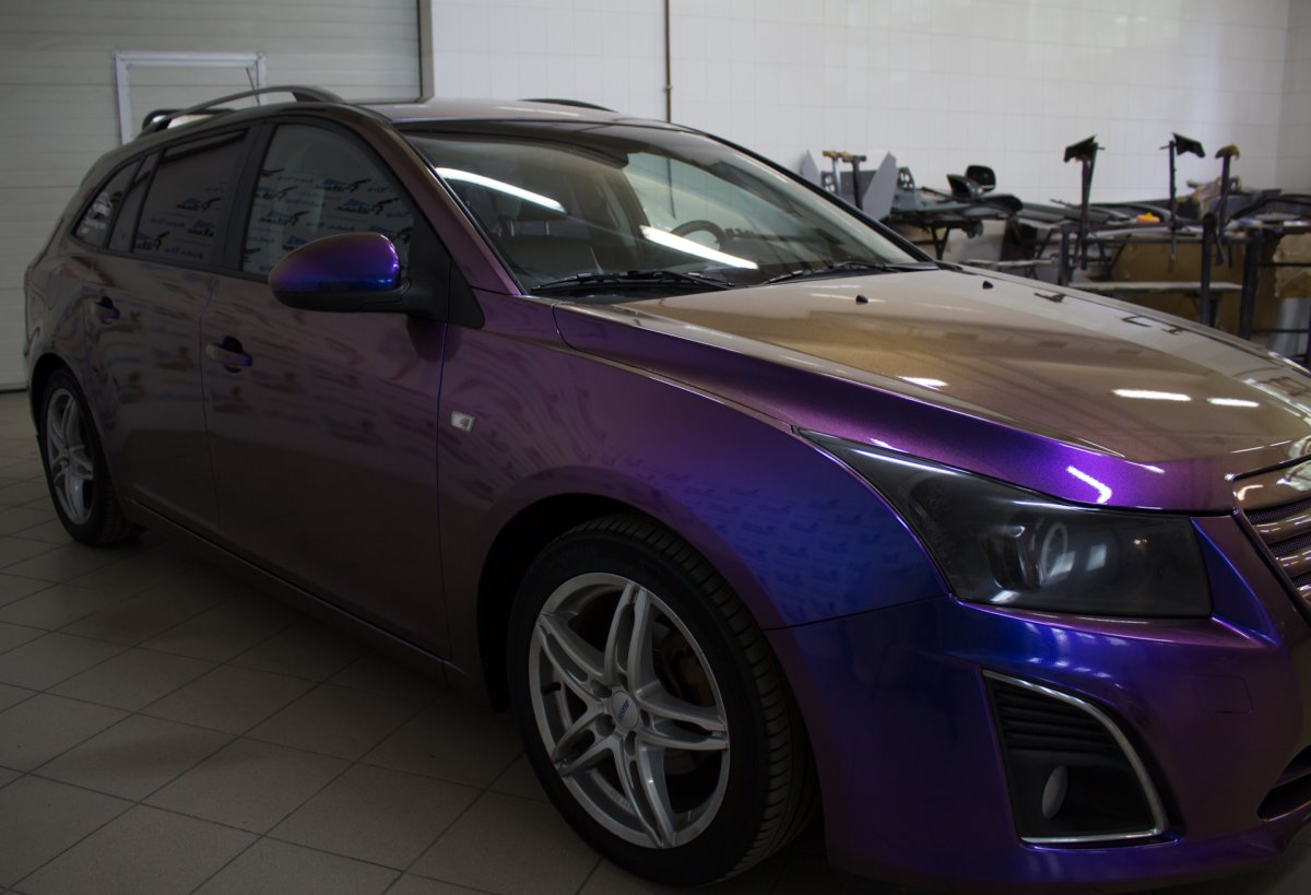 Шевроле Круз перекрасил