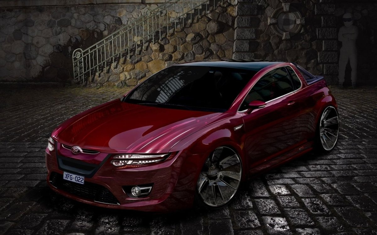 Бордовая машина