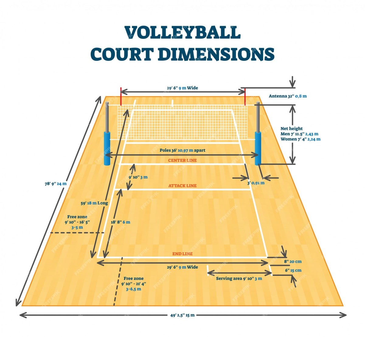 Volleyball Court схема