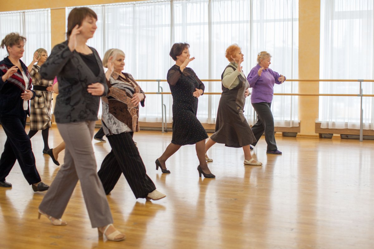Уроки танцев для пожилых