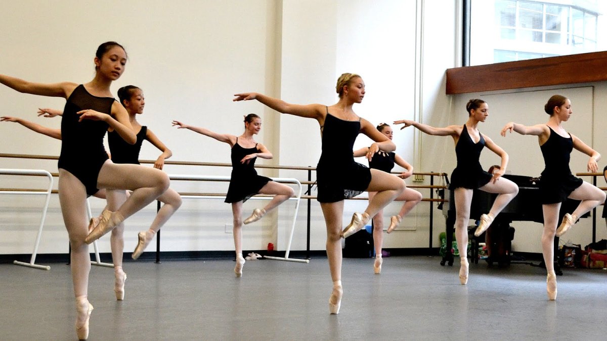 Занятия в балетном классе