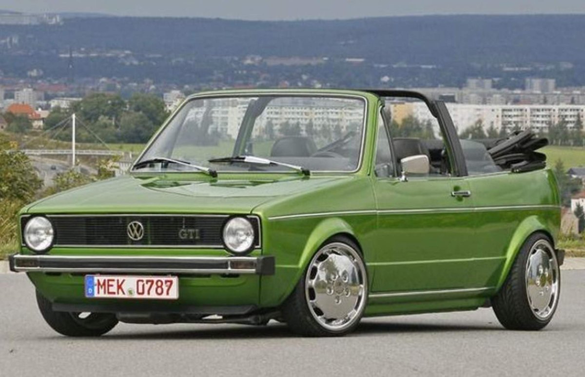 VW Golf GTI mk1 Convertible