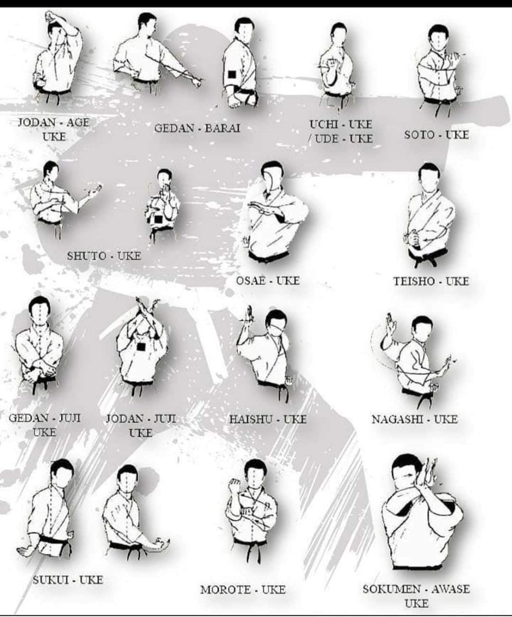 Аге Уке в каратэ Шотокан