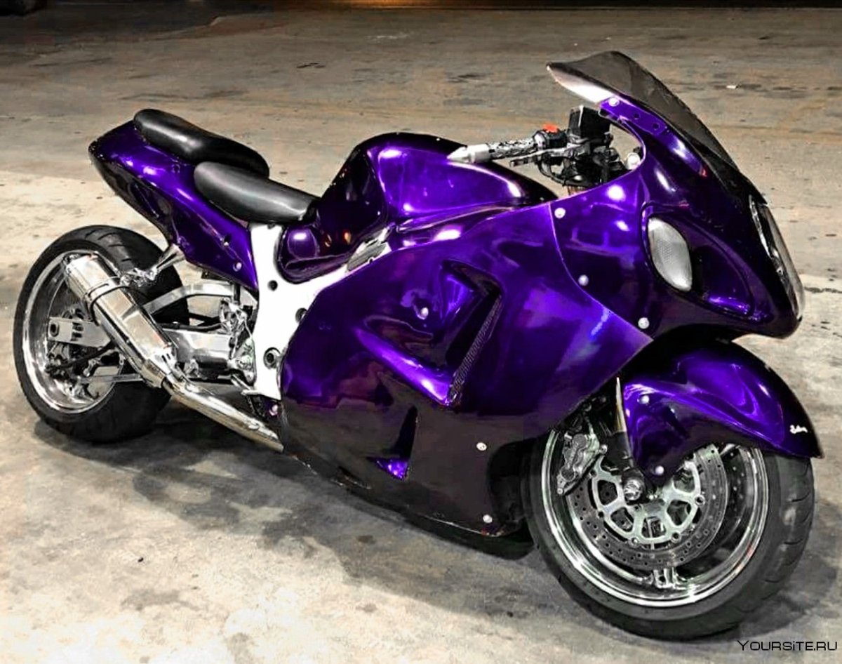 Suzuki Hayabusa фиолетовый