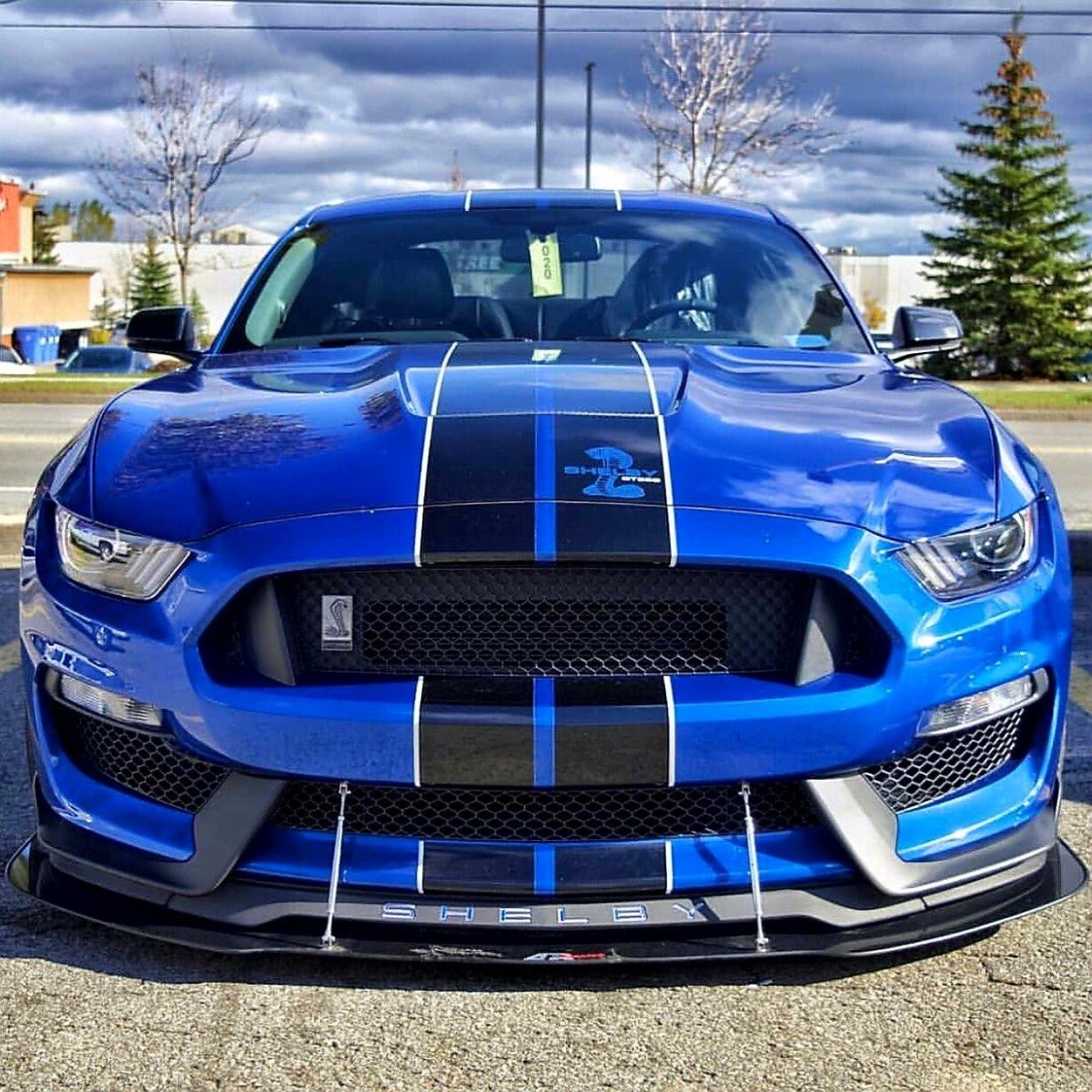 Ford Mustang Shelby gt500 лаймовый