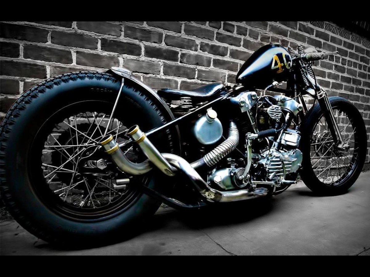 Harley Davidson Knucklehead Bobber