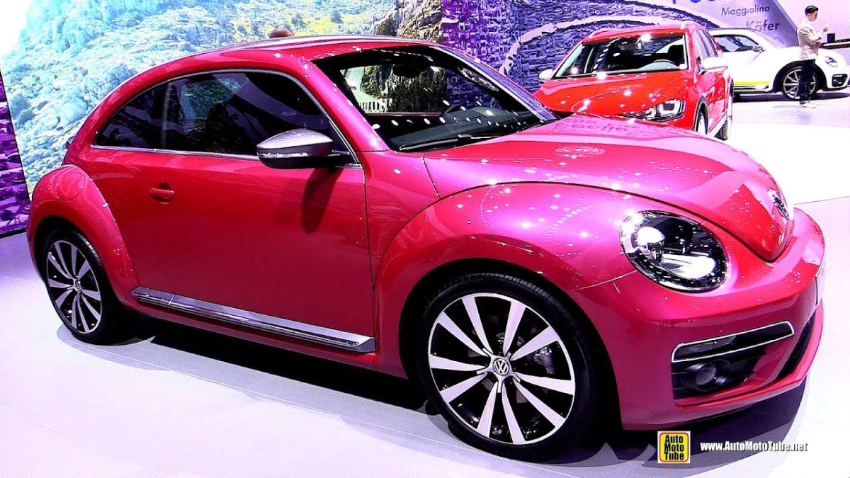 Pink Volkswagen Beetle