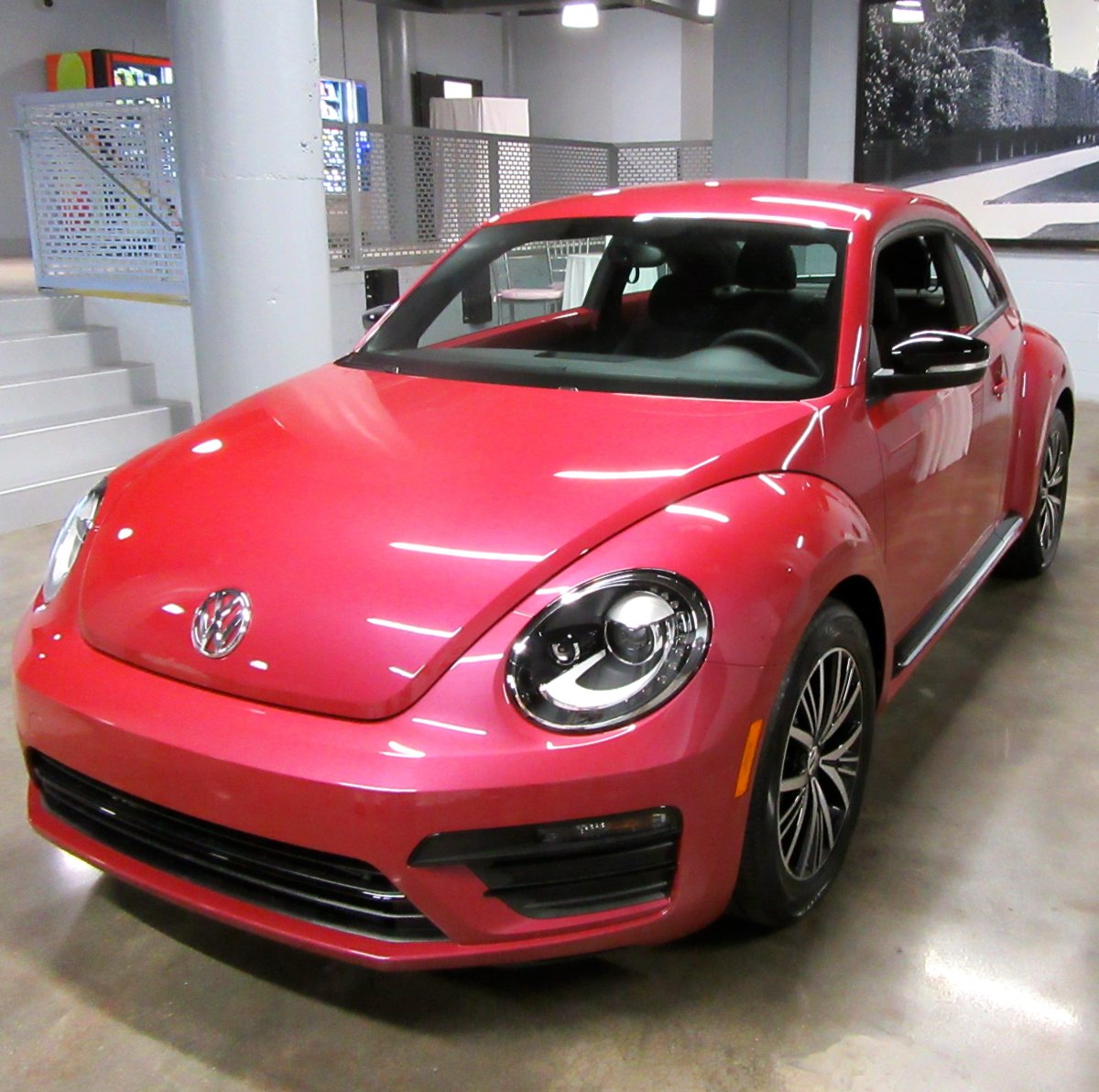 Pink Volkswagen Beetle