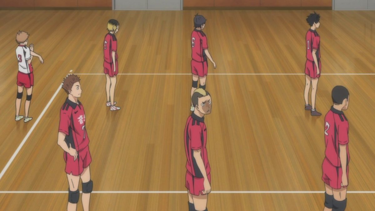Позиции в аниме волейбол Карасуно