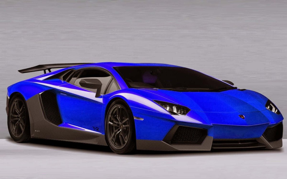 Lamborghini Aventador SV Blue