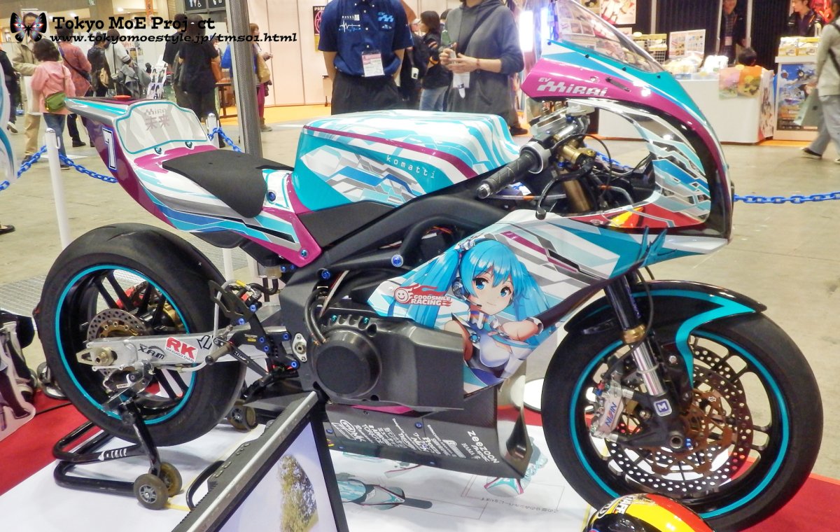 Мотоцикл в стиле аниме