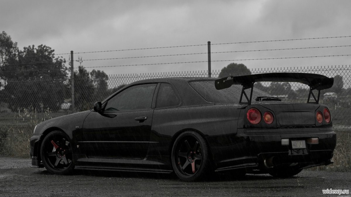 Nissan Skyline GTR r34 Black