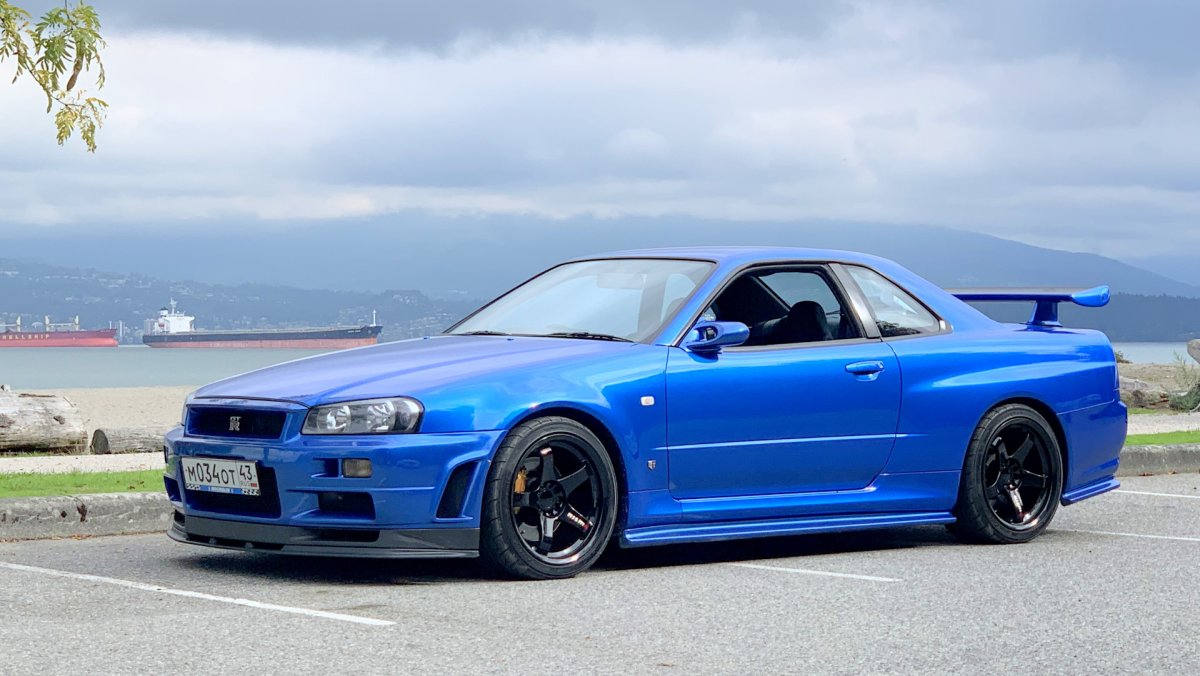 Nissan Skyline r34 GTR stock