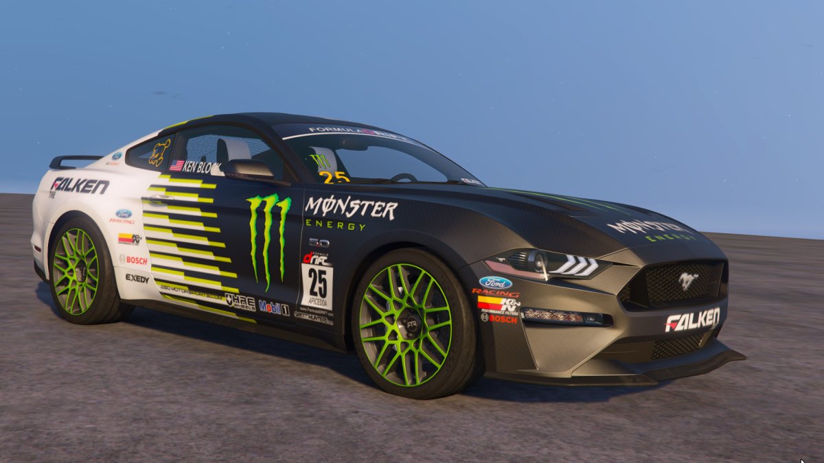 Ford Mustang gt 2015 Monster Energy