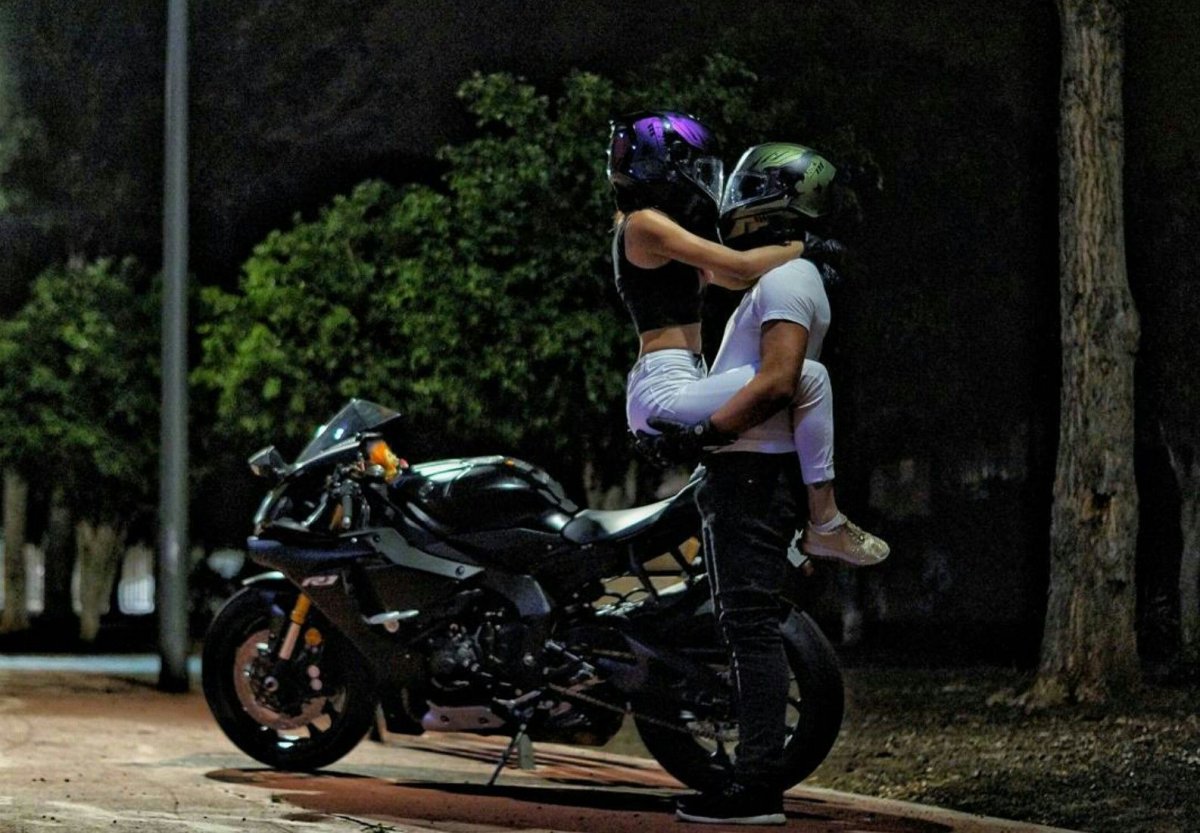 Любовь на мотоцикле картинки