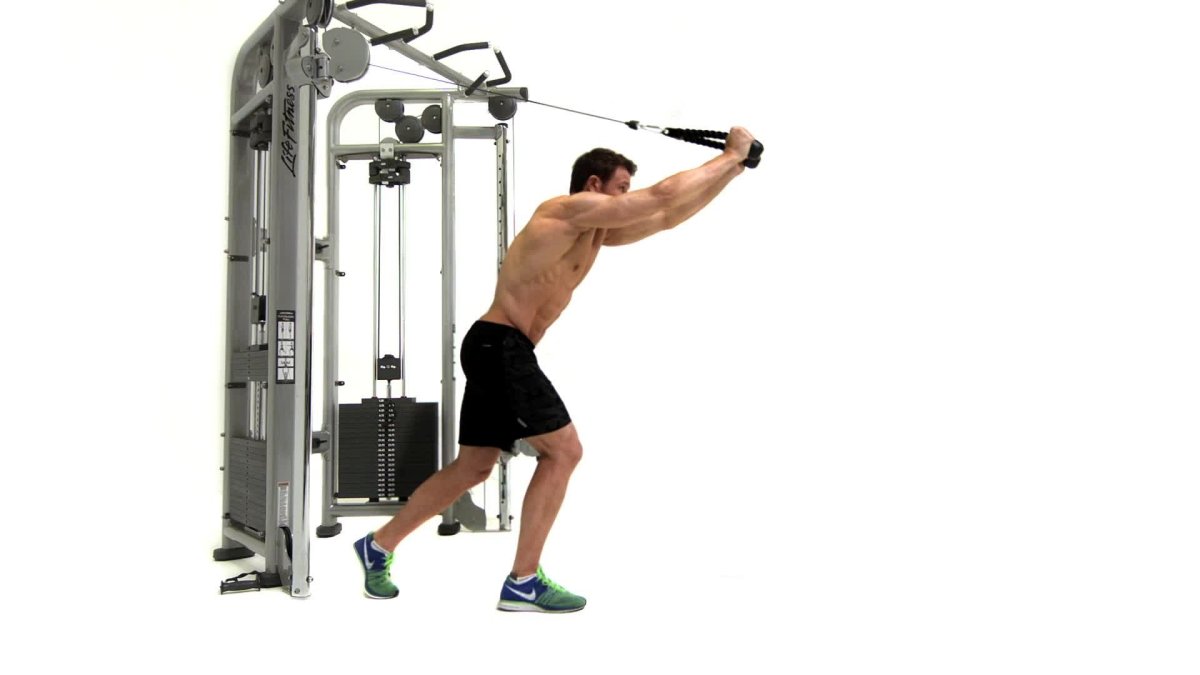 Cable overhead Triceps Extension