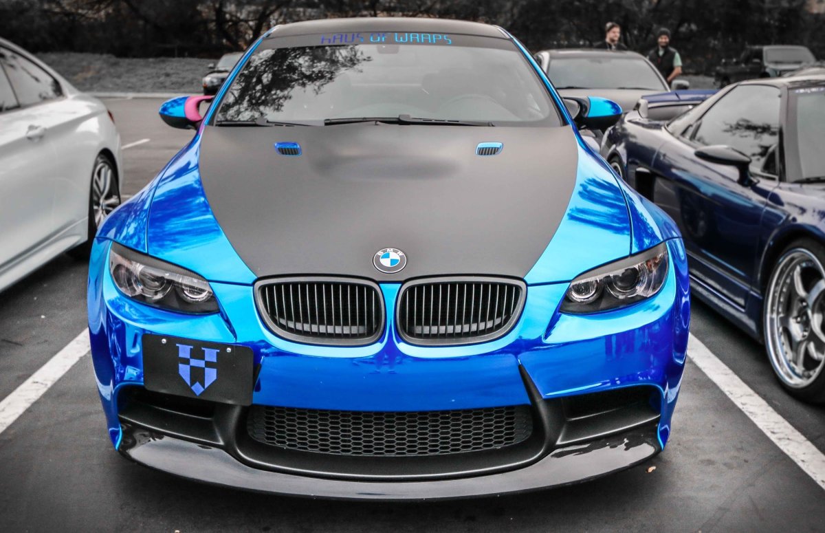 BMW m8 Blue Matte