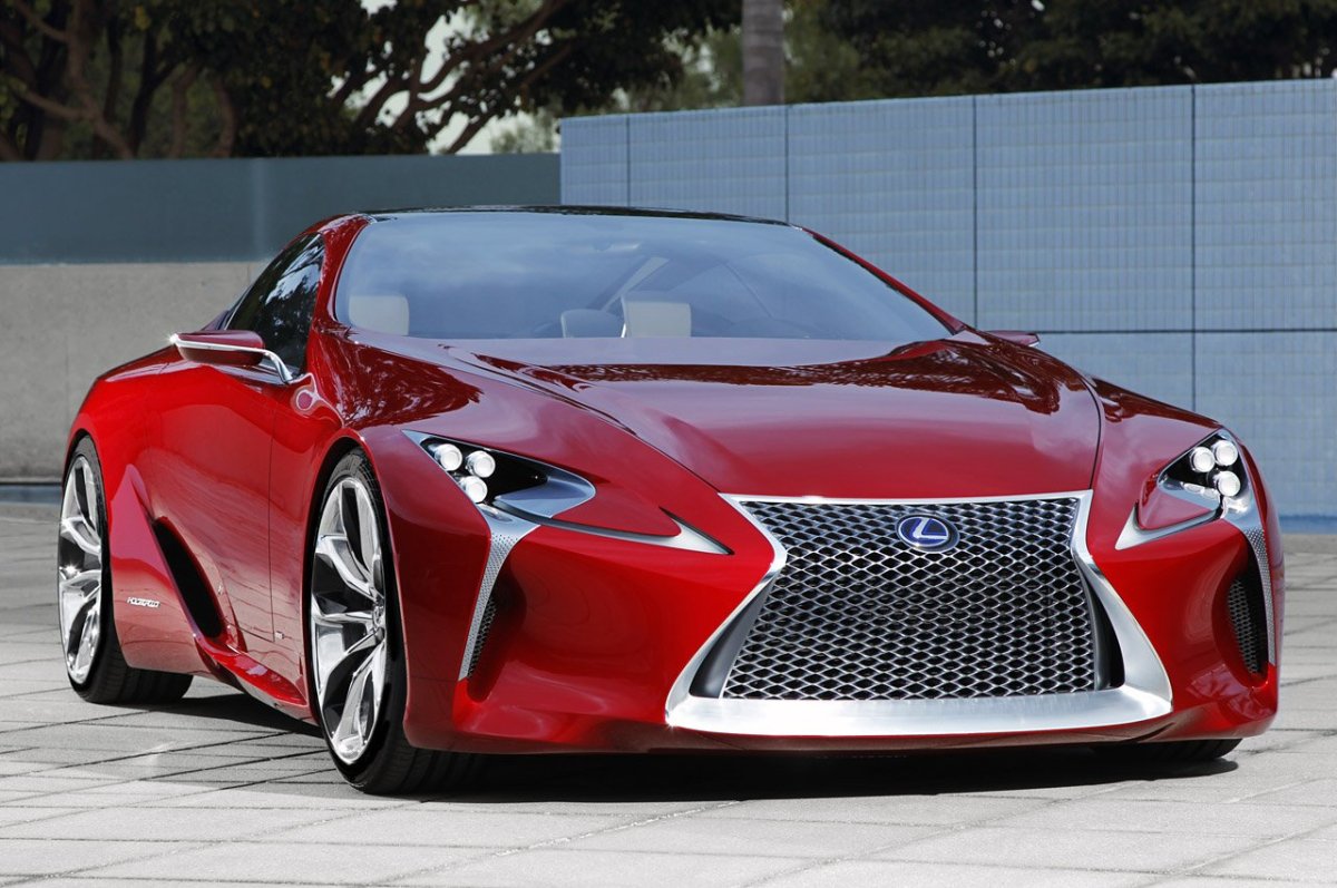 Lexus LC 500 Dark Red