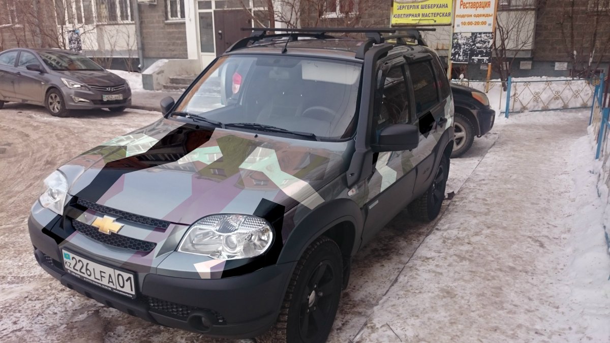 Chevrolet Niva камуфляж