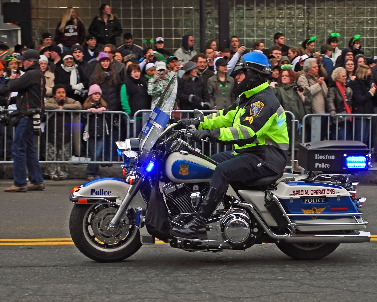 Американский полицейский мотоцикл