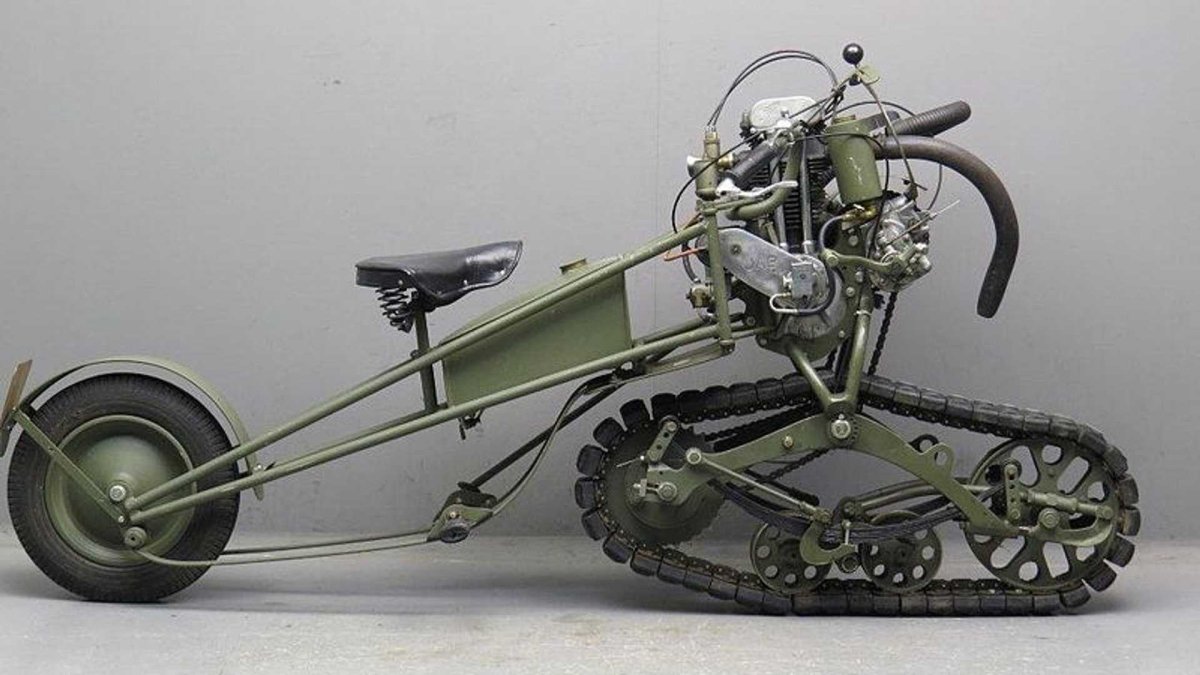 Мотоцикл Moto-Chenille Mercier
