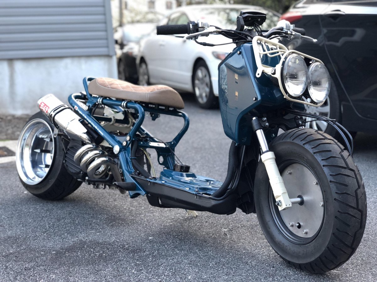 Honda Ruckus Custom выхлоп