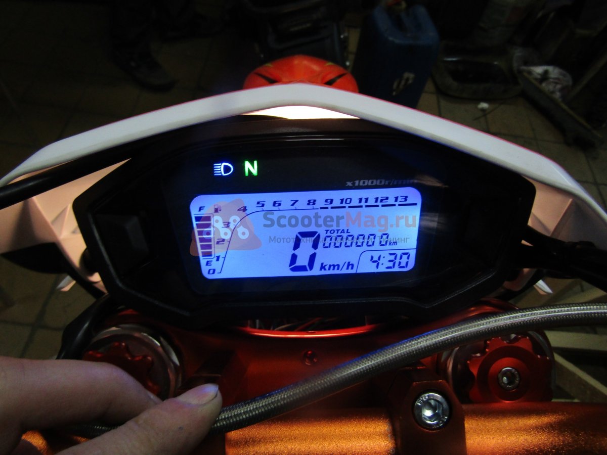 Мотоцикл Motoland xr250 приборная панель