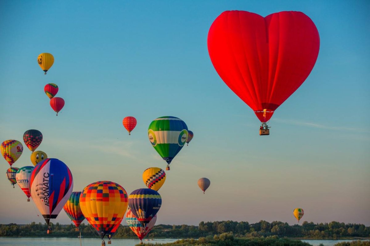 Воздушные шары в Нижнем Новгороде фестиваль 2022