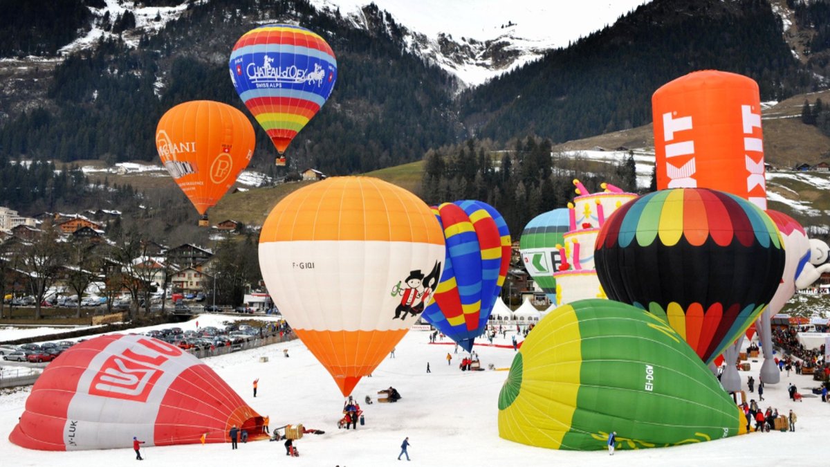 Международный фестиваль воздушных шаров Швейцария