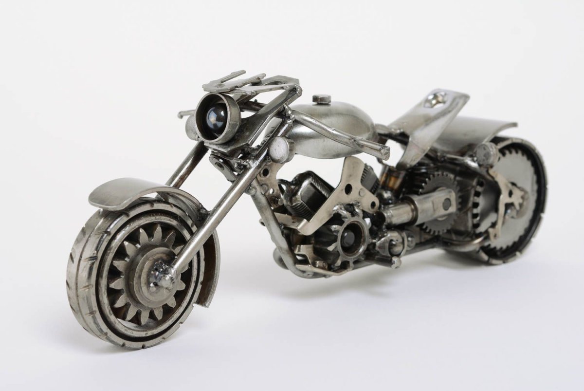 Статуэтка мотоцикл из металла